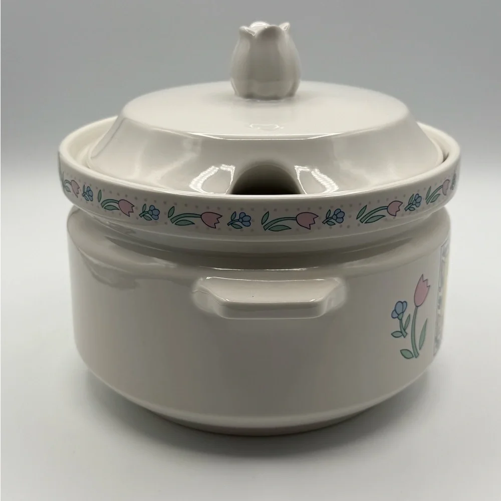 Vintage Pfaltzgraff Folk Art Covered Casserole Dish w/ Lid – Country Farmhouse